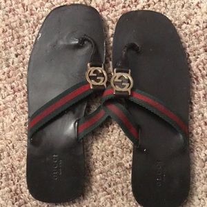Gucci authentic thong flip flops